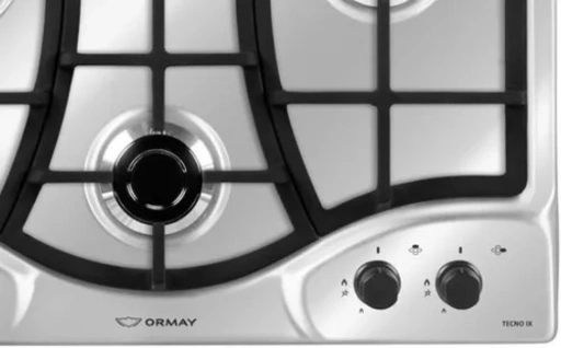 Anafe Ormay a gas Tecno Acero 4 Hornallas