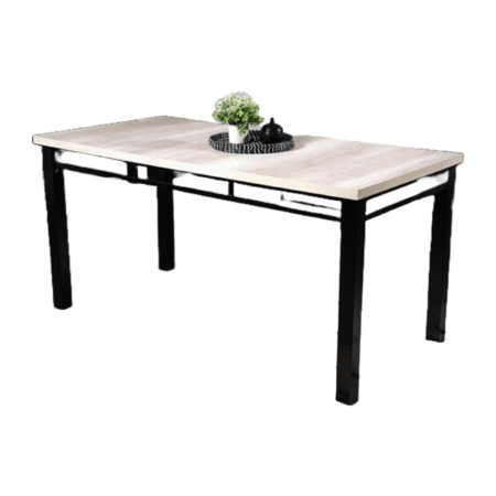 Mesa Grecia 1.60x0.80 caño/MDF laqueado