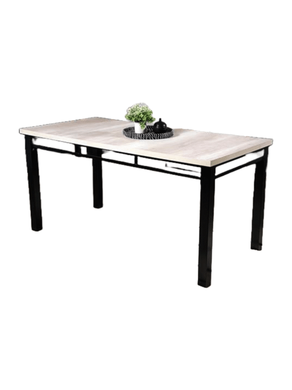 Mesa Grecia 1.60x0.80 caño/MDF laqueado