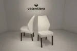 Silla Volentiera Luxor pata enfundada