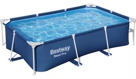 Pileta Bestway 2.59 X 1.70 X 61Cm 2650Lt  Estructura Rectangular