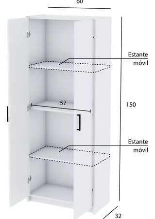 DESPENSERO 2 PTAS 1.50x60x32 (15704) 2