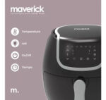 Freidora De Aire Sin Aceite Maverick Airf4.1 1400w Color Negro