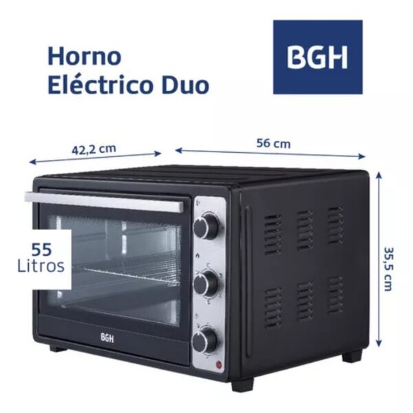 Hornito eléctrico BGH 55 L.