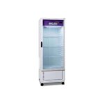 Exhibidora vertical Inelro 390 L — sin cenefa, puerta de doble vidrio