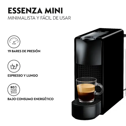 Cafetera Nespresso Essenza Mini Black
