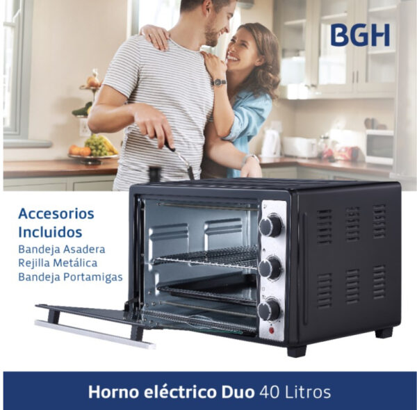 Horno Electrico Bgh 40 Lts 1500W