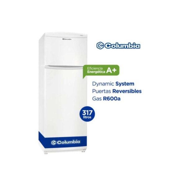 Heladera Columbia Bca 317 Lts