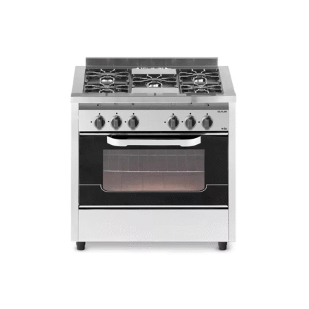 Cocina Usman Compact 800 5H PTA/Vid Rej Aluminio 4500