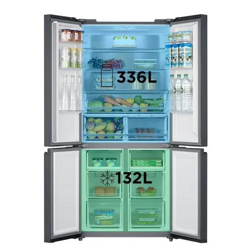 Heladera Midea Inox 470 Lts No Frost T - Type
