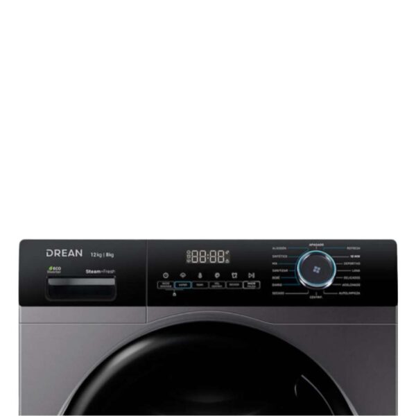 Lavasecarropas Drean 12 kg/8 kg Gris Inverter