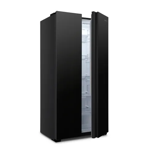 Heladera Hisense Negra 468 Lts Side By Side