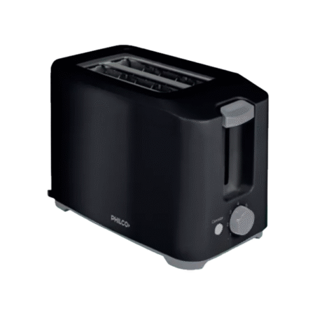 Tostadora Philco, color negra.