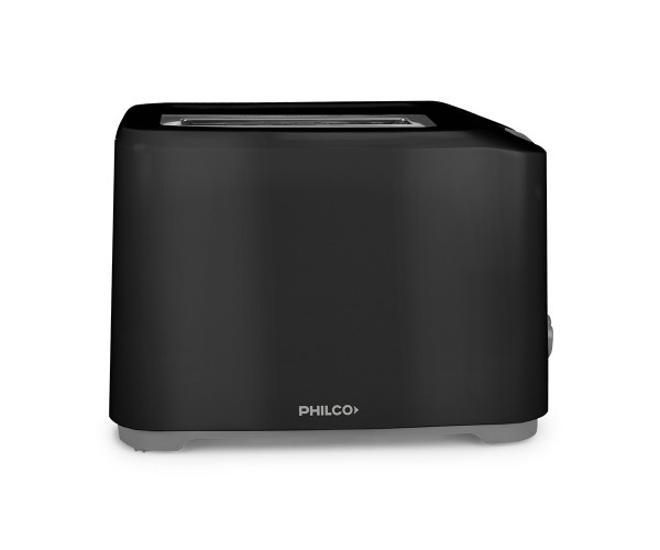 Tostadora Philco, color negra.