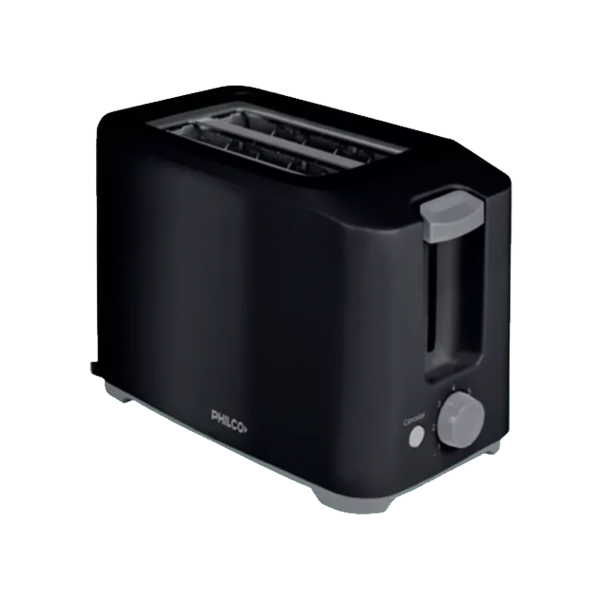 Tostadora Philco, color negra.