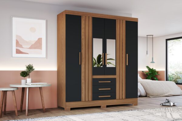 Placard 3 puertas / 3 cajones