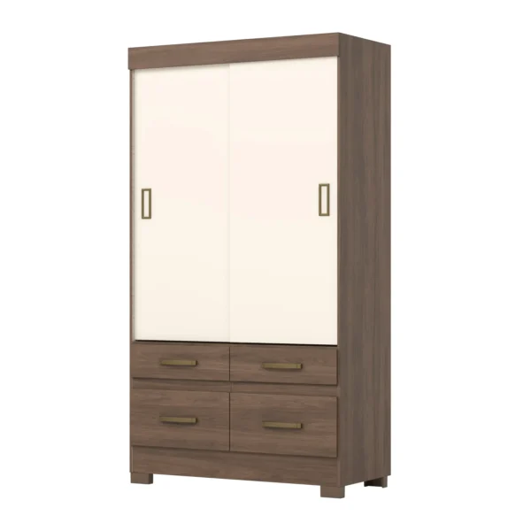 Placard 2 puertas / 4 cajones