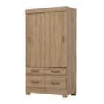 Placard 2 puertas / 4 cajones