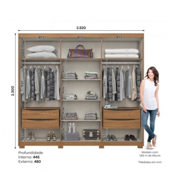 Placard 6 puertas