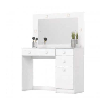 Tocador Henn Chanel, color blanco.