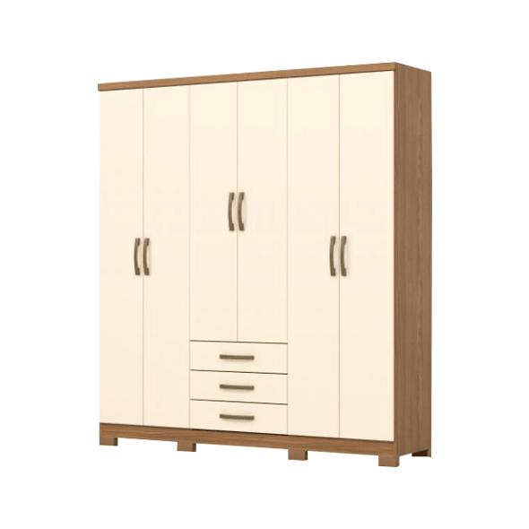 Placard 6 puertas / 3 cajones
