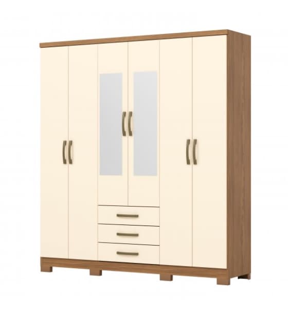 Placard 6 puertas / 3 cajones