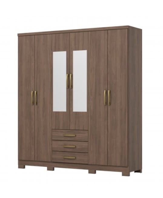 Placard 6 puertas / 3 cajones