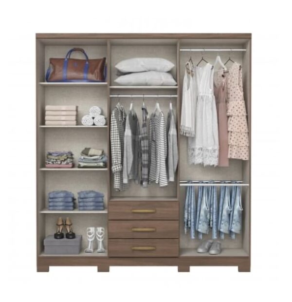 Placard 6 puertas / 3 cajones