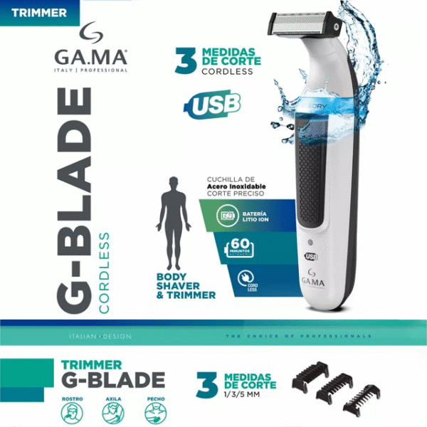 Afeitadora Gama GBlade BGT WY.