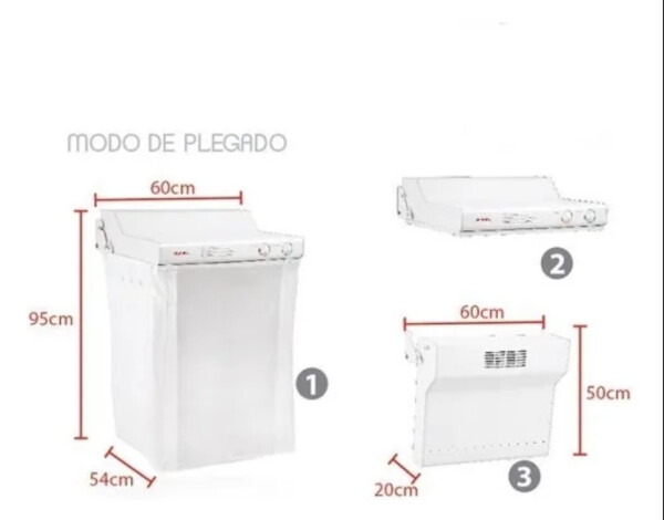 Secarropas Everest de pared 4.5 kg por aire