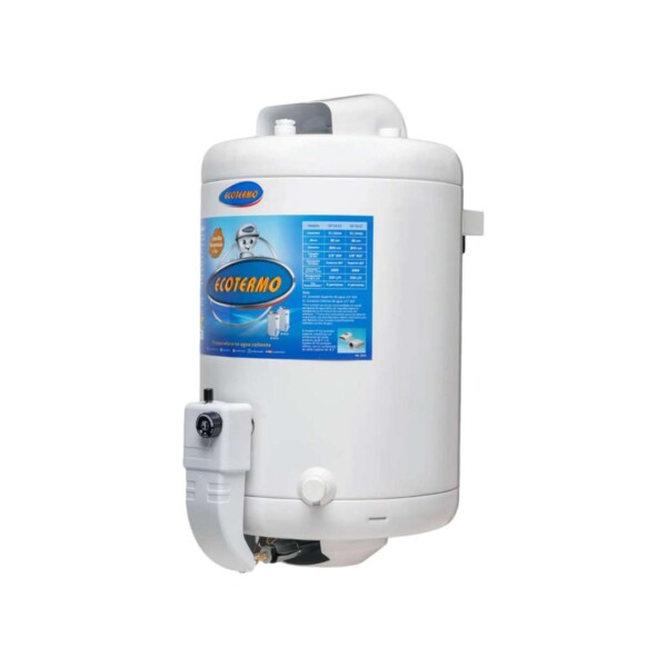 Termotanque Ecotermo 53 Litros con Superior a Gas Envasado de Alta Recuperación