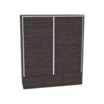 Placard con 2 puertas corredizas