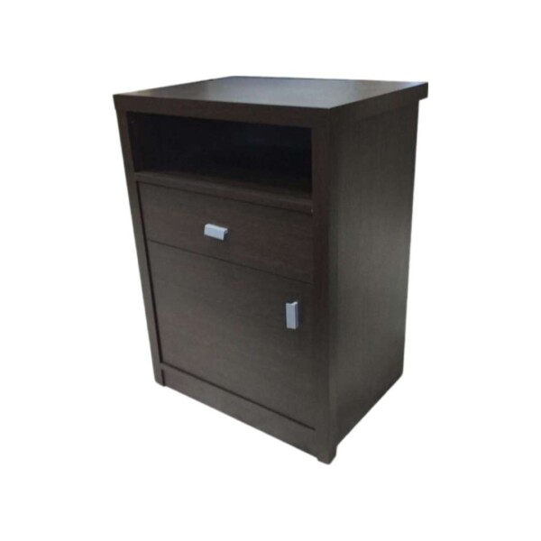 Mesa de luz con cajón y puerta