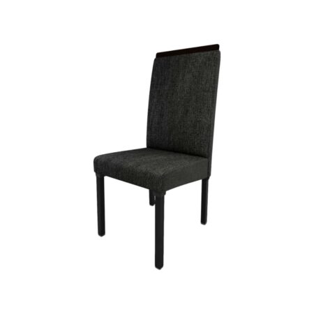 Silla de lino color gris