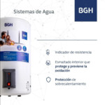 Termotanque BGH 65 Lts C/Inf Electrico