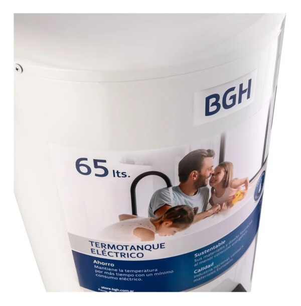 Termotanque BGH 65 Lts C/Inf Electrico