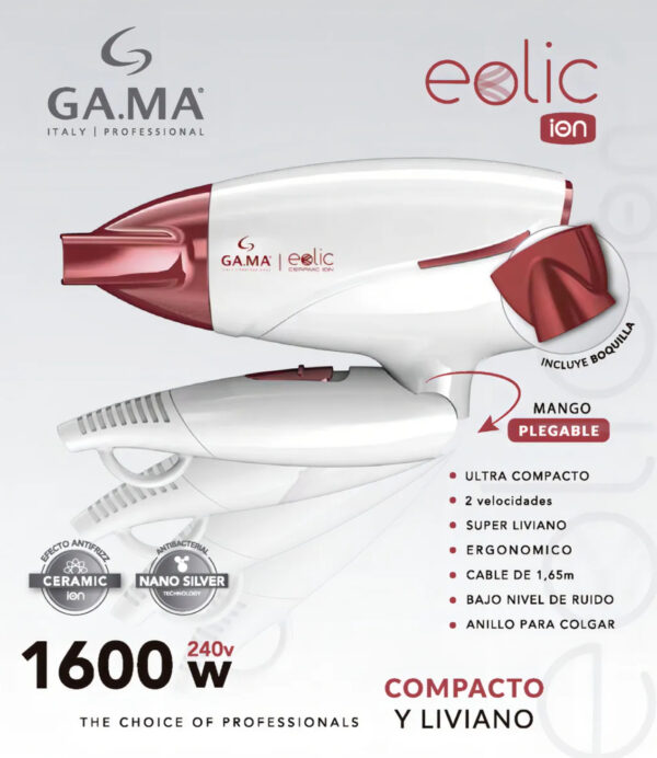 Secador de Cabello GAMA