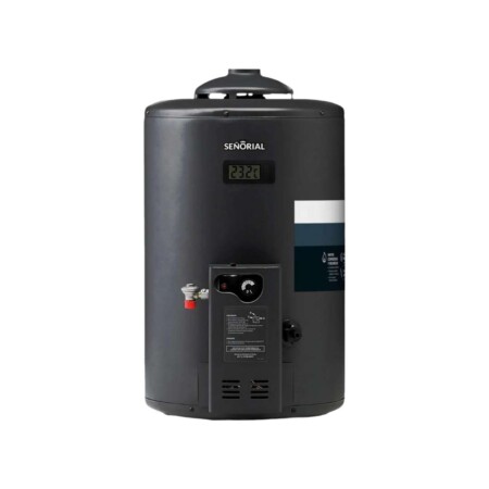 Termotanque Señorial 50 Lts C/Dual MG Gas Black