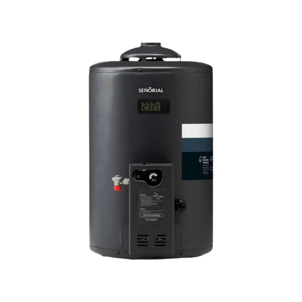 Termotanque Señorial 50 Lts C/Dual MG Gas Black