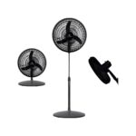Ventilador de pie 18" WhitenBlack 3 en 1