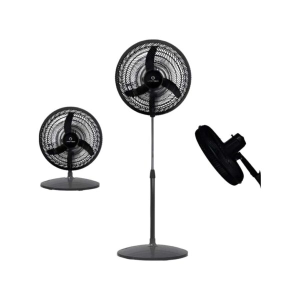 Ventilador de pie 18" WhitenBlack 3 en 1