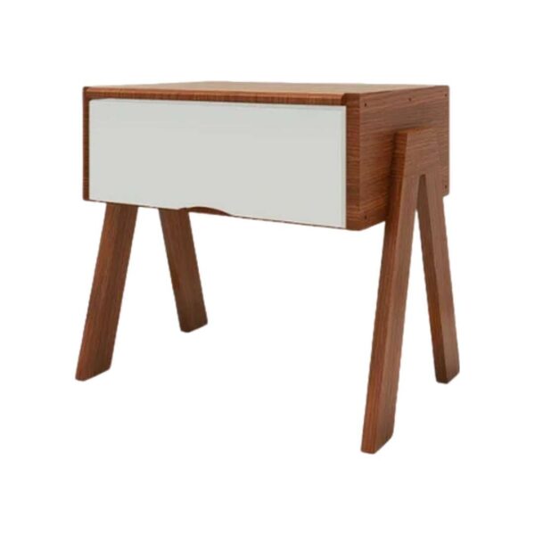 Mesa de luz infantil mediterráneo castaño