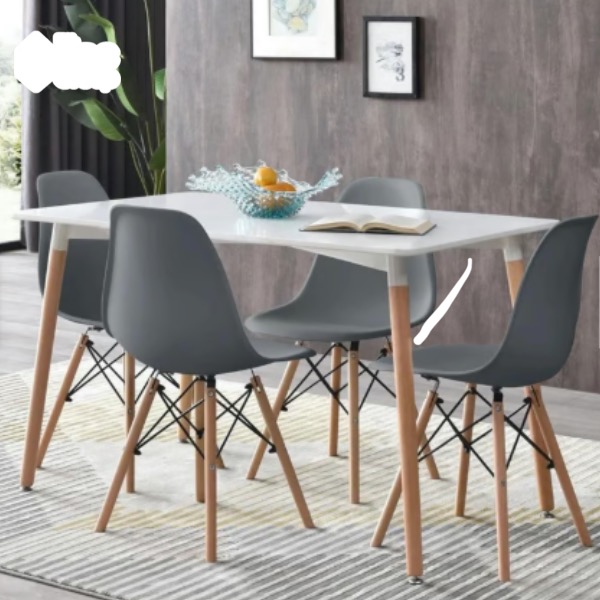 Silla color gris