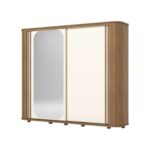 Placar 2 puertas corredizas con espejo