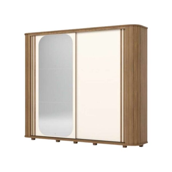 Placar 2 puertas corredizas con espejo