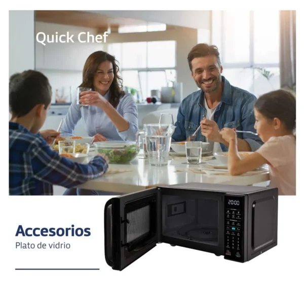 Microondas BGH 20 litros digital negro 700W