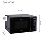 Microondas BGH 20 litros digital negro 700W