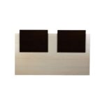 Respaldo de 1.80 m color chocolate/maple