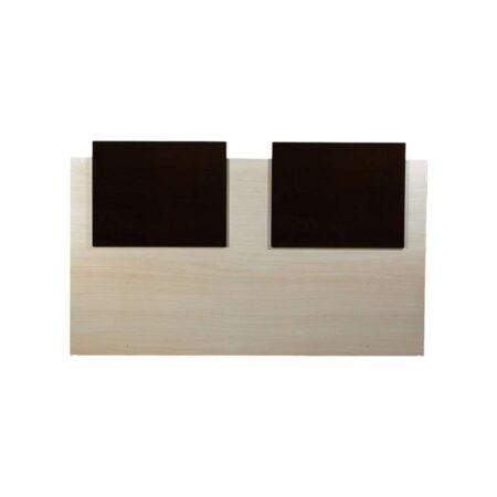 Respaldo de 1.80 m color chocolate/maple