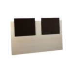 Respaldo de 1.80 m color chocolate/maple